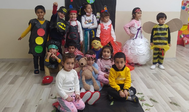 Şanlıurfalı miniklerden geri dönüşüm defilesi