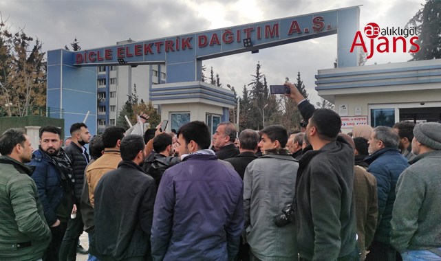 Şanlıurfa'da DEDAŞ önünde yüksek fatura tepkisi