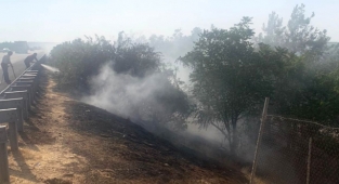 Çıkan yangın Kaymakamı isyan ettirdi!