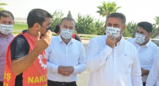 DEVA Partisi grevdeki işçileri ziyaret etti