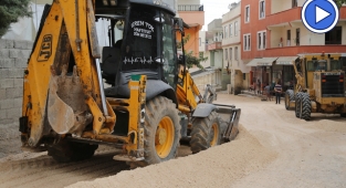 Eyyübiye’de caddeler asfalt serimi için hazırlanıyor