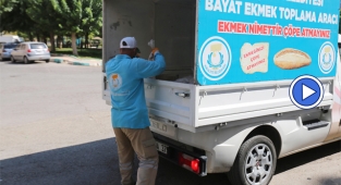 Haliliye’de aylık 15 ton bayat ekmek toplanıyor