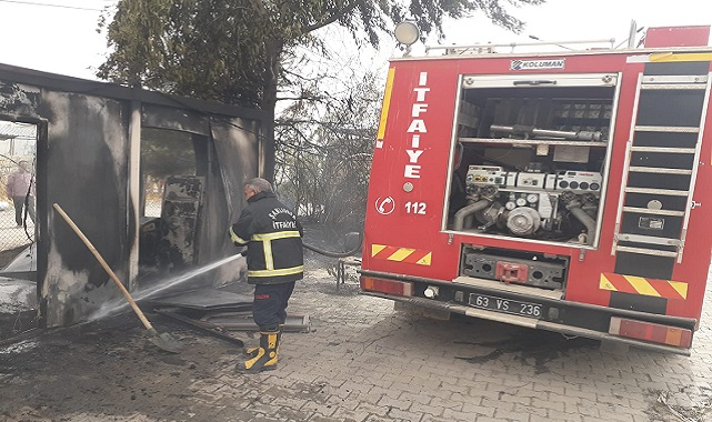 Şanlıurfa’daki çadır kentte yangın!