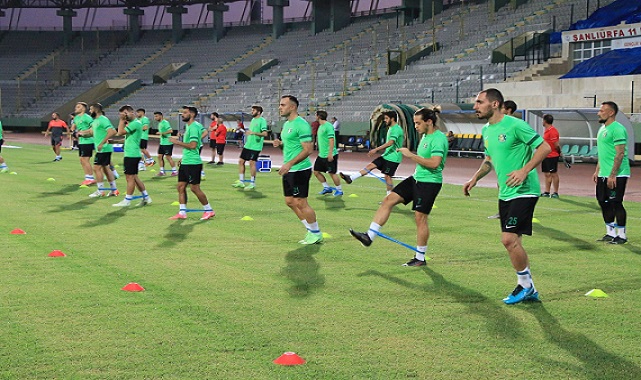 Sarı yeşillilerden ilk maç öncesi tam kadro hazırlık