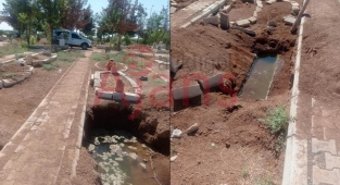 Suruç'ta ölüler mezarda yüzmeye başladı