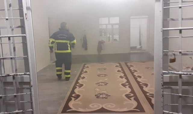 Tencere ocakta unutulunca yangın çıktı