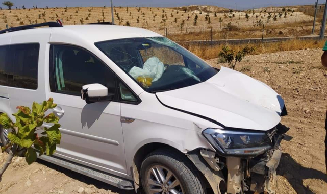 Urfa otobanda kaza: 1 yaralı