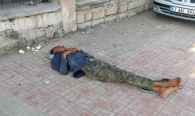 Viranşehir'de yürek burkan görüntü