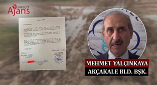 Akçakale Belediyesi ‘yağmur yağmayacak’ diyerek yolu yapmadı