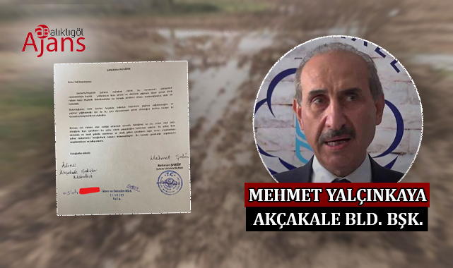 Akçakale Belediyesi ‘yağmur yağmayacak’ diyerek yolu yapmadı