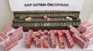 Araca gizlenmiş mermi ele geçirildi