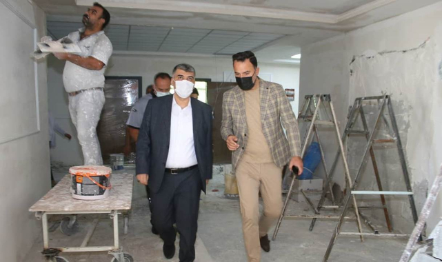 Balıklıgöl Devlet Hastanesinde revize çalışmaları devam ediyor