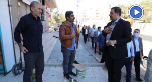 Canpolat pazar günü mesaisini Süleymaniye'de geçirdi