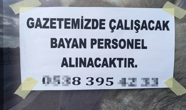 Duraklara asılan iş ilanlarının aslı ortaya çıktı