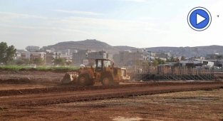 Eyyübiye’de 180 dönümlük millet bahçesinin yapımı sürüyor