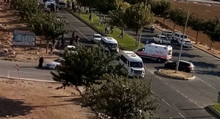 Haliliye'de düğün konvoyuna silahlı saldırı