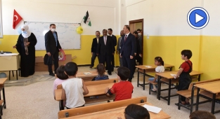 Pakistanlı hayırseverler Telabyad'ta okul onardı