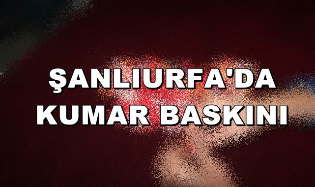 Şanlıurfa'da kumar baskını! 35 kişiye ceza