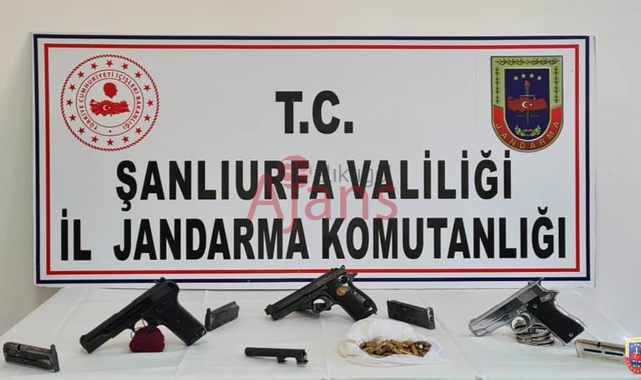 Şanlıurfa'da silah operasyonu