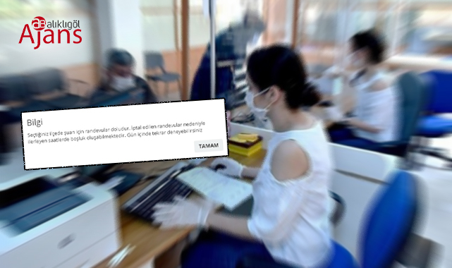 Şanlıurfa'nın 4 ilçesinde randevu alınamıyor