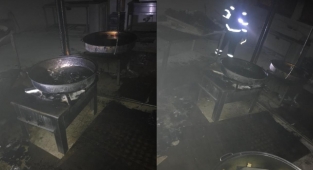 Urfa'da hastane mutfağında yangın