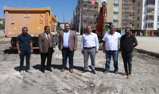 Viranşehir'de bozulan yolların yapımına başlandı