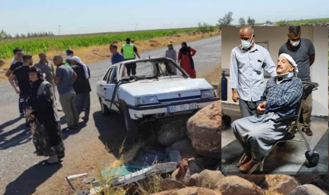 Viranşehir'de kaza! Araç sürücüsü hastanelik oldu