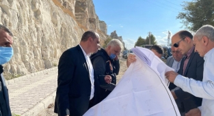 Birecik heyelan bölgesi için harekete geçildi