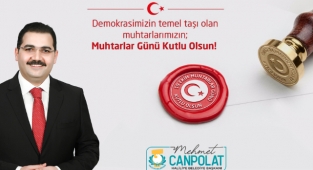 Canpolat'tan muhtarlar günü mesajı