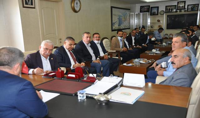 CHP heyetinden ziraat odasına ziyaret