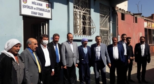 CHP'li heyet Hilvan'da meslek odalarını ziyaret etti