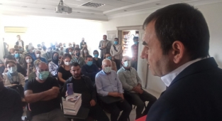 EMEP Genel Başkanı Urfa'daki işçiler ile ilgili konuştu