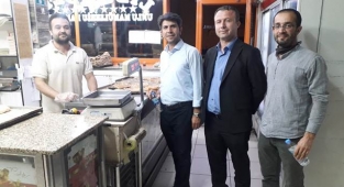 Emin Özaslan esnaf ve ev ziyaretlerine devam ediyor