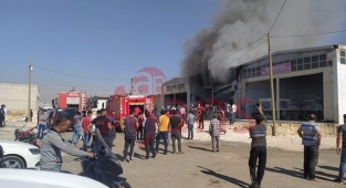 Evren sanayi sitesinde büyük patlama!