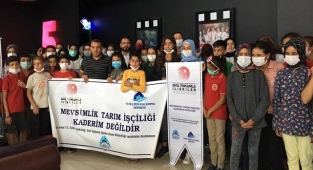 Eyyübiye'de öğrenciler Akif filmini izledi