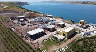 Hilvan arıtma tesisi çalışmaları devam ediyor