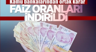 Kamu bankaları faiz indirimine gitti