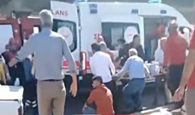 Karaköprü Ataşehir kavşağında kaza: Yaralılar var