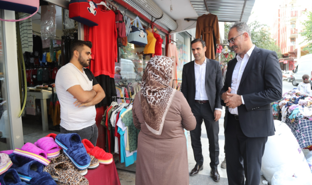 Mehmet Kuş esnaf ziyaretlerini sürdürüyor