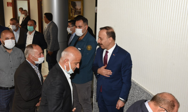 Muhtarlardan Vali Erin’e ziyaret