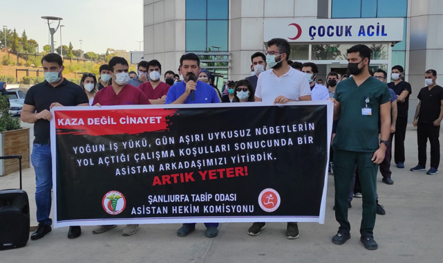 Şanlıurfa’da doktorlardan çalışma koşullarına tepki