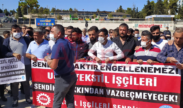 Şanlıurfa'da işçilerin protestosu sürüyor