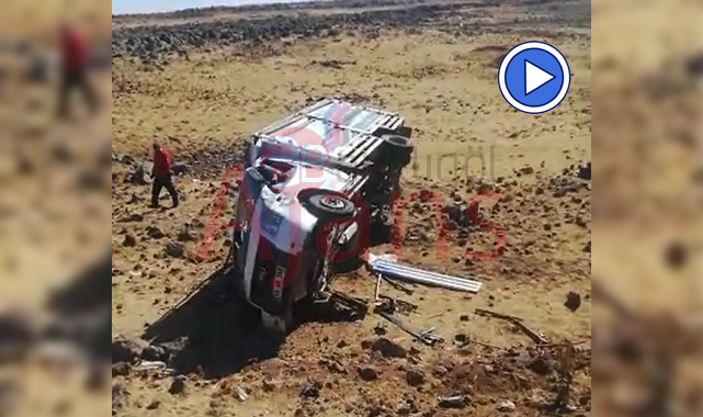 Şanlıurfa'da kontrolden çıkan araç şarampole yuvarlandı