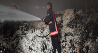 Şanlıurfa’da pamuk fabrikasında yangın!