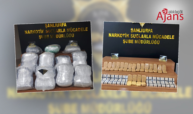 Şanlıurfa’da uyuşturucu satıcılarına operasyon: 3 kişi tutuklandı