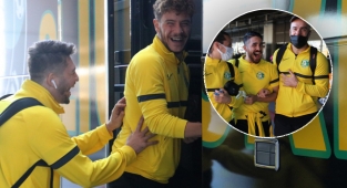 Şanlıurfaspor, kupa maçı için deplasmana böyle gitti