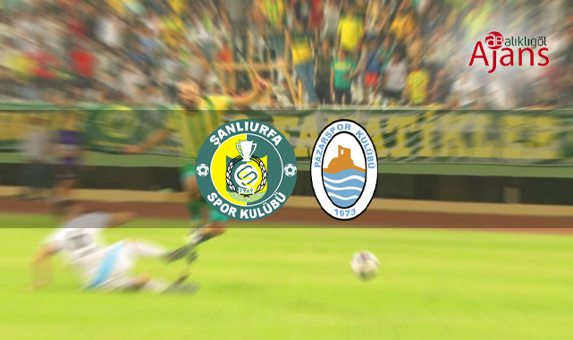 Şanlıurfaspor – Pazarspor maçında ilk 11'ler belli oldu