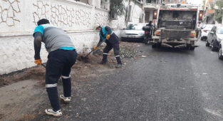 Viranşehir’de temizlik çalışmaları devam ediyor