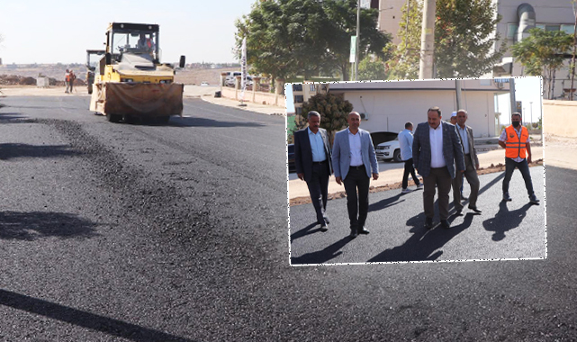 Viranşehir’in Yenişehir mahallesinde asfalt çalışması