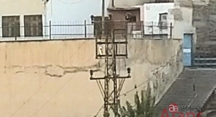 Alev alan direk tehlike saçıyor